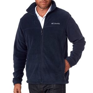 Columbia Mens Navy Zip Up Fleece